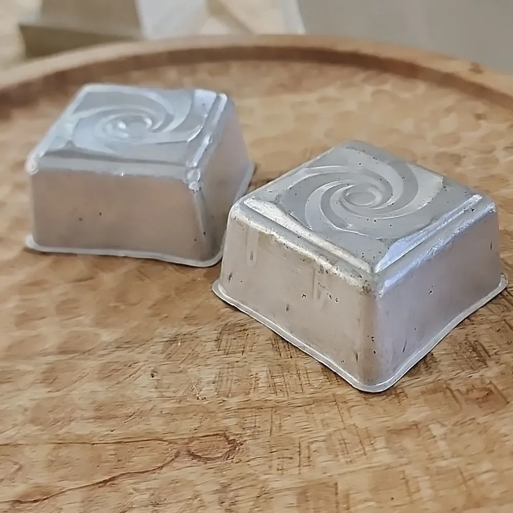 2 Vintage Aluminum Molds